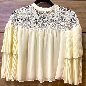 Preloved Abercrombie & Fitch chiffon Blouse, Sz Sm